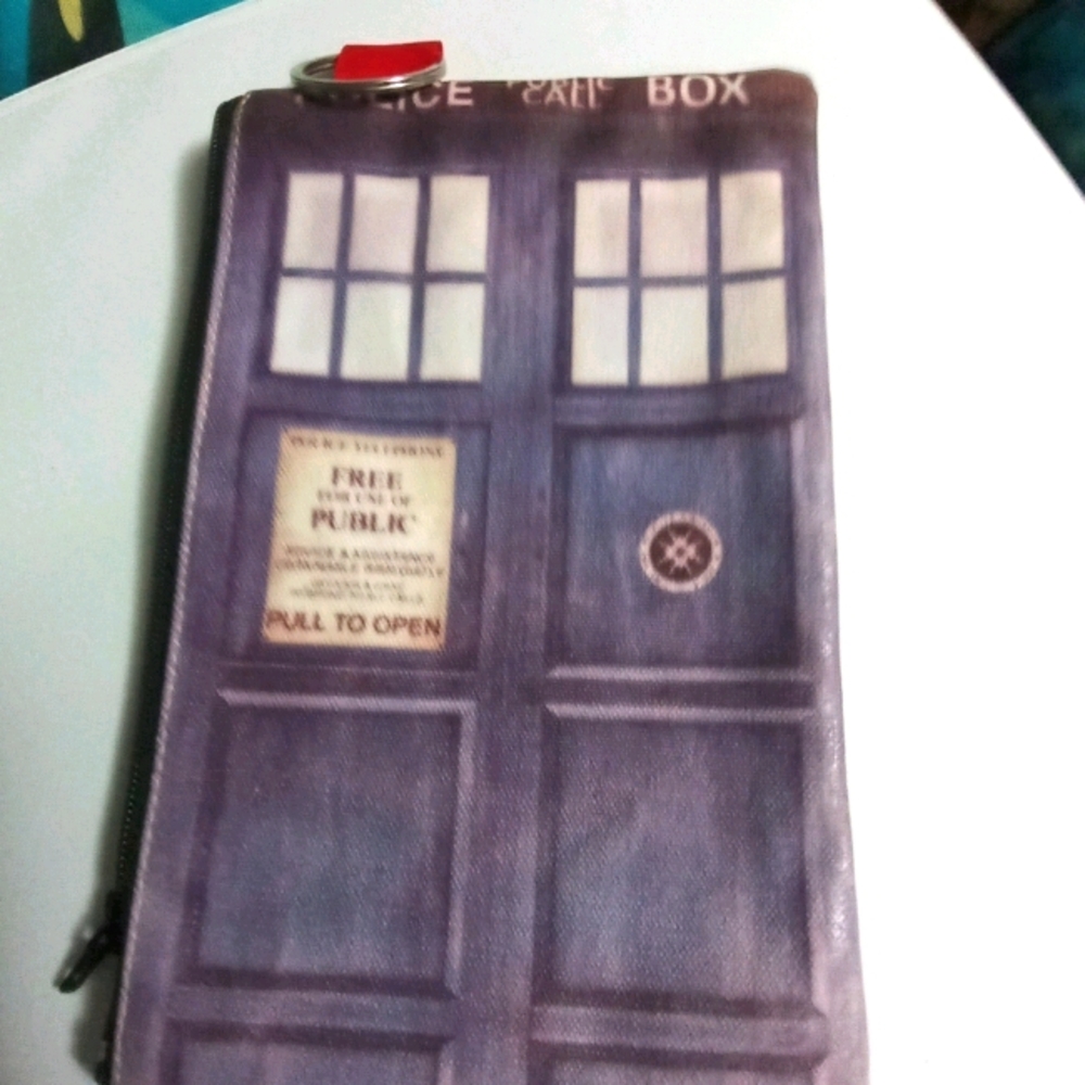 Doctor who cosmetic makeup bag pouch purse